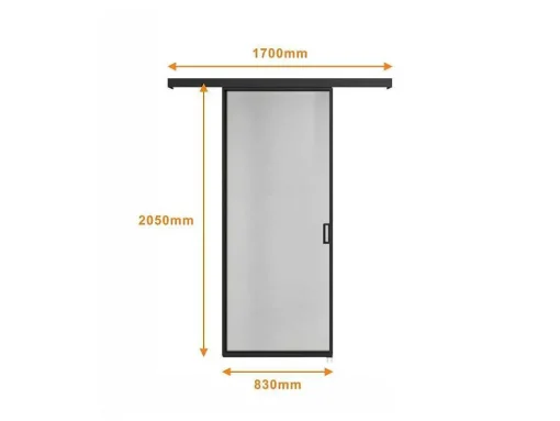 [Old Version]Schuifdeur Linci - H205Cm X L83Cm - Gehard Glas