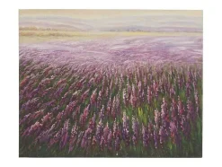 Olieverfschilderij Bloemenveld Handgeschilderd