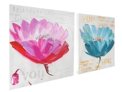 Olieverfschilderij Orchidee Handgeschilderd