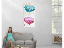 Olieverfschilderij Orchidee Handgeschilderd