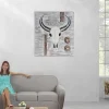 Olieverfschilderij Stier Handgeschilderd