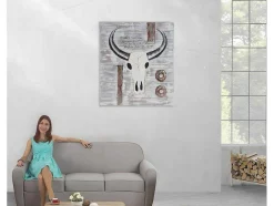 Olieverfschilderij Stier Handgeschilderd