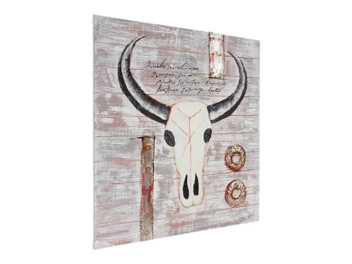 Olieverfschilderij Stier Handgeschilderd