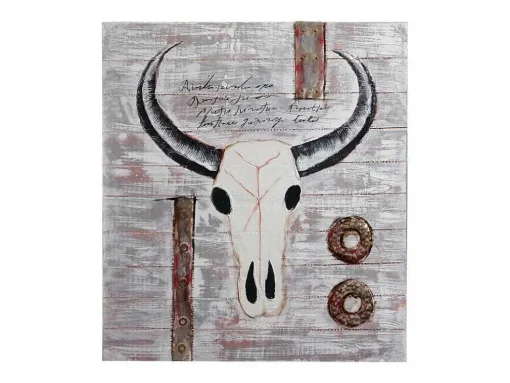Olieverfschilderij Stier Handgeschilderd