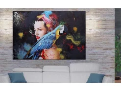 Olieverfschilderij Vrouw Mcw-H25 Handgeschilderd, 120X180Cm