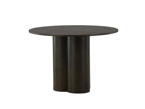 Olivia Eetkamertafel O110Cm Bruin.