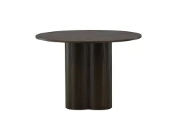 Olivia Eetkamertafel O110Cm Bruin.