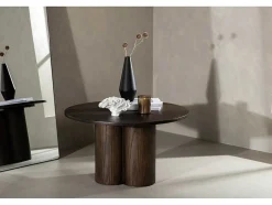 Olivia Salontafel O80Cm Bruin.