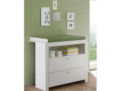 Olja Commode Met 2 Lades En 1 Plank, Wit.