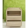 Olja Commode Met 2 Lades En 1 Plank, Eiken Decor.