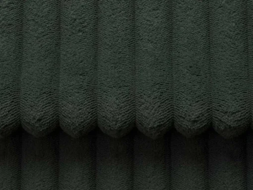 Omkeerbare Hoekslaapbank Van Groen Ribfluweel Met Brede Ribbels Asturio