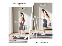 Onder Bureau Loopband 1-6Km/H Wandelen Jogging Machine Voor Thuiskantoor Met Opvouwmogelijkheid