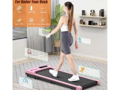 Onder Bureau Loopband 1-6Km/H Wandelen Jogging Machine Voor Thuiskantoor Met Opvouwmogelijkheid