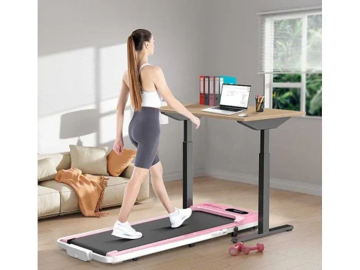 Onder Bureau Loopband 1-6Km/H Wandelen Jogging Machine Voor Thuiskantoor Met Opvouwmogelijkheid