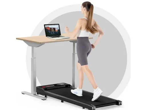 Onder Bureau Loopband 1-6Km/H Wandelen Jogging Machine Voor Thuiskantoor Met Opvouwmogelijkheid
