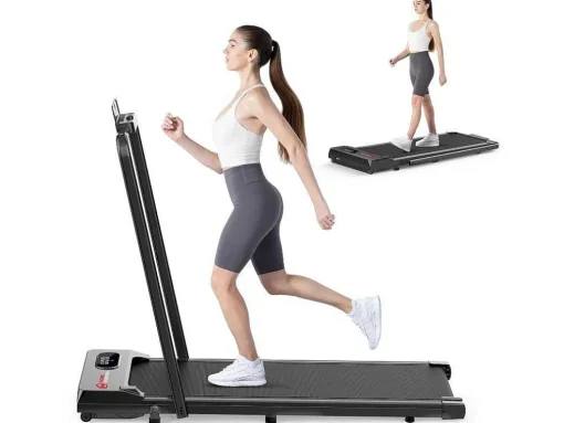 Onder Bureau Loopband 1-6Km/H Wandelen Jogging Machine Voor Thuiskantoor Met Opvouwmogelijkheid