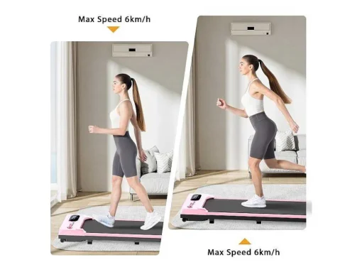 Onder Bureau Loopband 1-6Km/H Wandelen Jogging Machine Voor Thuiskantoor Met Opvouwmogelijkheid
