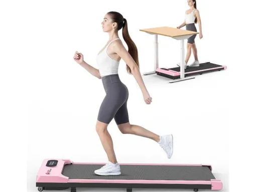 Onder Bureau Loopband 1-6Km/H Wandelen Jogging Machine Voor Thuiskantoor Met Opvouwmogelijkheid
