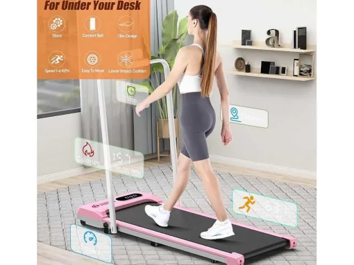 Onder Bureau Loopband 1-6Km/H Wandelen Jogging Machine Voor Thuiskantoor Met Opvouwmogelijkheid