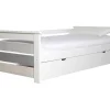 Onderschuifbed Celiane - 2 X 90 X 190 Cm - Mdf - Wit