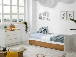 Onderschuifbed Juliette - 2 X 90 X 190 Cm - Wit