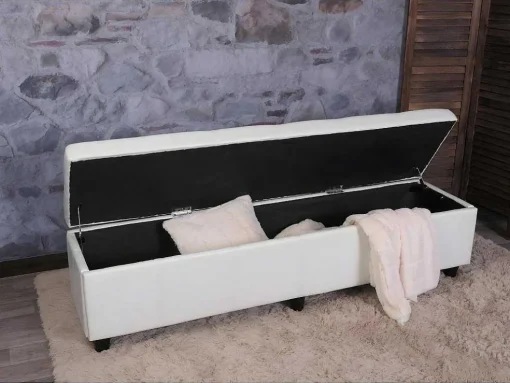 Opbergkist Arezzo Xxl, Wit
