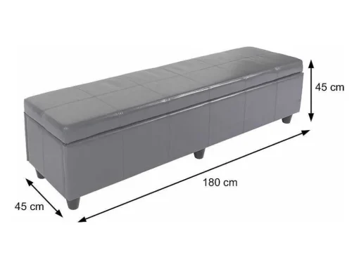 Opbergkist Arezzo Xxl, Wit