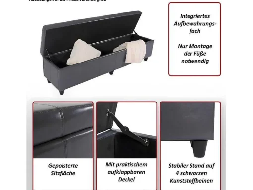Opbergkist Arezzo Xxl, Wit