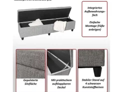 Opbergkist Kriens Xxl, Donkergrijs