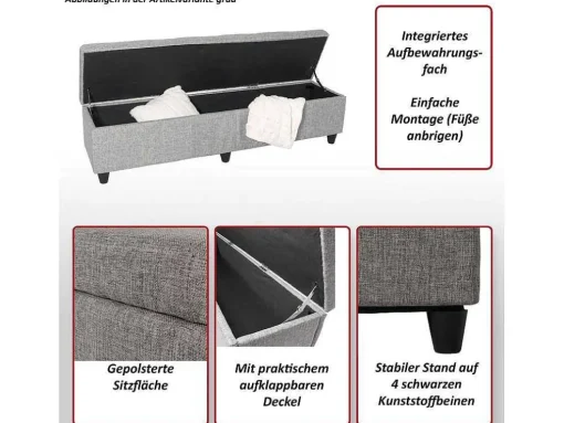 Opbergkist Kriens Xxl, Donkergrijs
