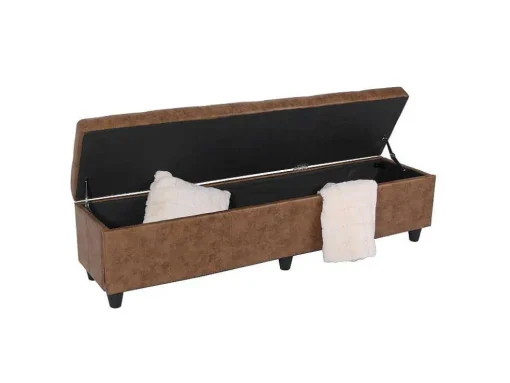 Opbergkist Kriens Xxl, Imitatie Suede