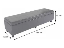 Opbergkist Kriens Xxl, Zwart