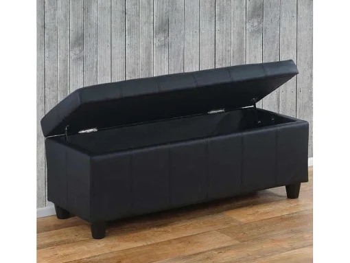 Opbergkist Kriens, Zwart Mat