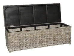 Opbergruimte Van Kubu Gao - L130 X D45 X H44 Cm - Natuurlijk Grijs