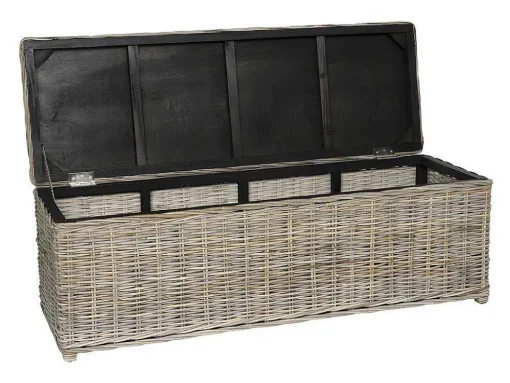 Opbergruimte Van Kubu Gao - L130 X D45 X H44 Cm - Natuurlijk Grijs