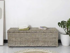 Opbergruimte Van Kubu Gao - L130 X D45 X H44 Cm - Natuurlijk Grijs