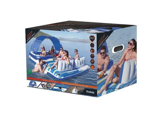 Opblaaseiland Met Afneembaar Zonnescherm - 373 X 264 Cm - Azulio Van Bestway