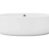 Ovaal Losstaand Bad - 251L - 185 X 90 X 58 Cm - Wit - Acryl - Marmati