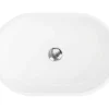 Ovale Wastafel Van Solid Surface - Wit - 58 Cm - Sengli