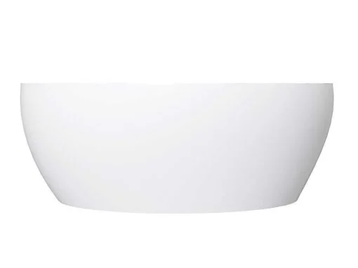 Ovale Wastafel Van Solid Surface - Wit - 58 Cm - Sengli