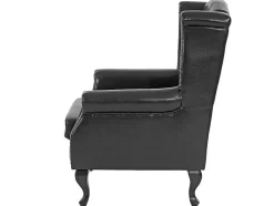 Oxford Fauteuil, Zwart Zonder Voetenbank
