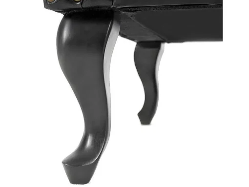 Oxford Fauteuil, Zwart Zonder Voetenbank