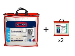Pack Dodo Anti-Transpirant Dekbed 240X260Cm + 2 Hoofdkussens 60X60Cm Verkoelend Effect Fresh Control