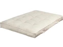 Palletkussen Van Ribfluweel - L120 X D80 Cm - Beige - Baila