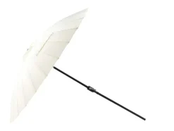 Palmetto Parasol Met Kantelfunctie Wit.