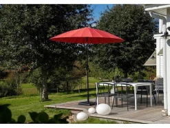 Palmetto Parasol Met Kantelfunctie Rood.