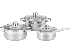 Pannenset Festin Van Inox - 6 Stuks - Metaalkleur