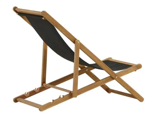 Peachy Tuinligstoel, Opvouwbare Strandstoel Grijs.