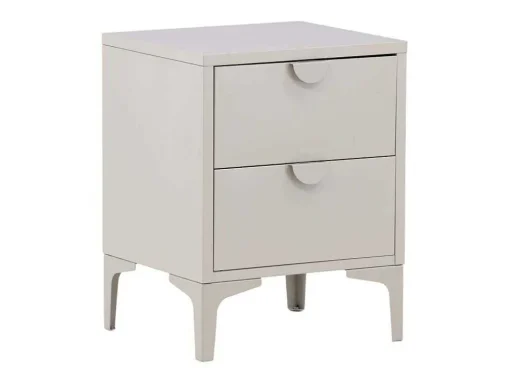 Piring Nachtkastje 2 Laden Beige.