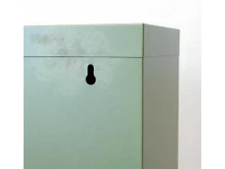 Pisa Schoenenkast Groen Metaal Met 6 Vakken.